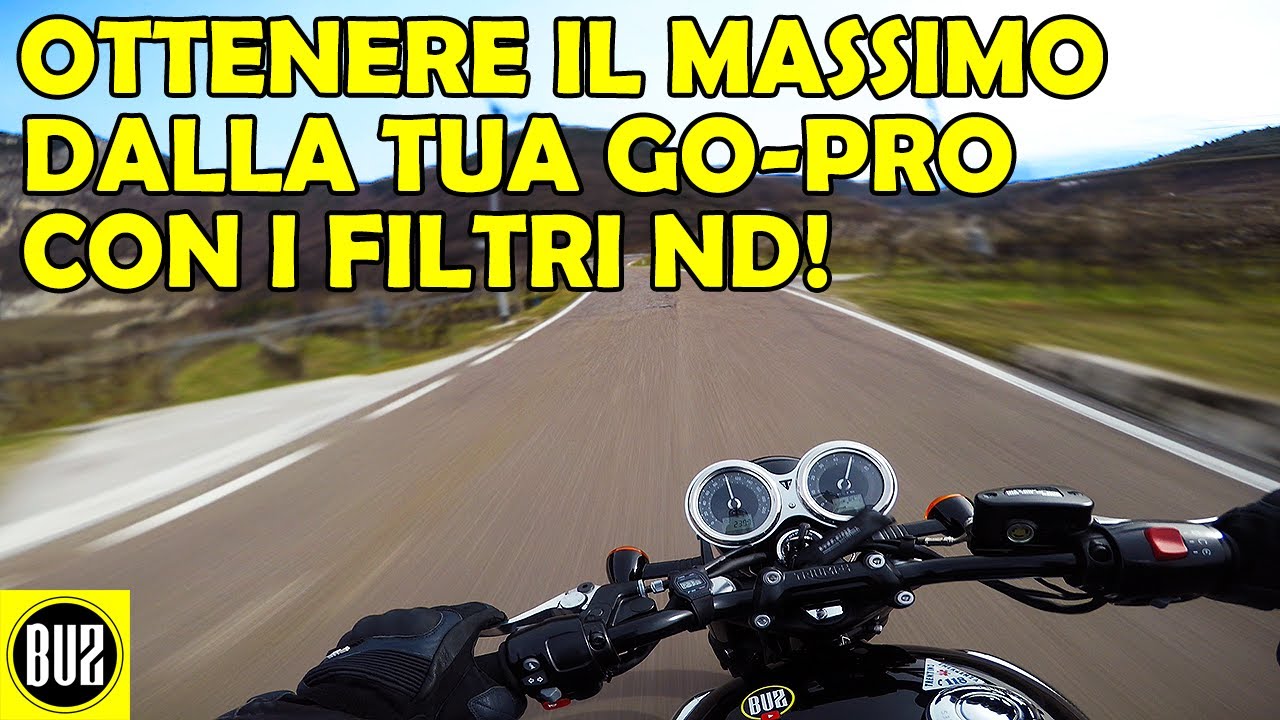 Come ottenere video ONBOARD di qualità con la tua vecchia GOPRO! [FILTRI ND e MOTOVLOG]