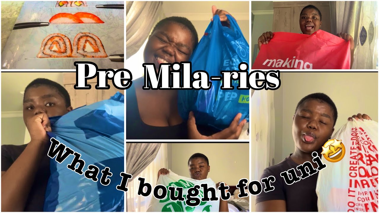 Pre-Milaries: so I bought things for uni….