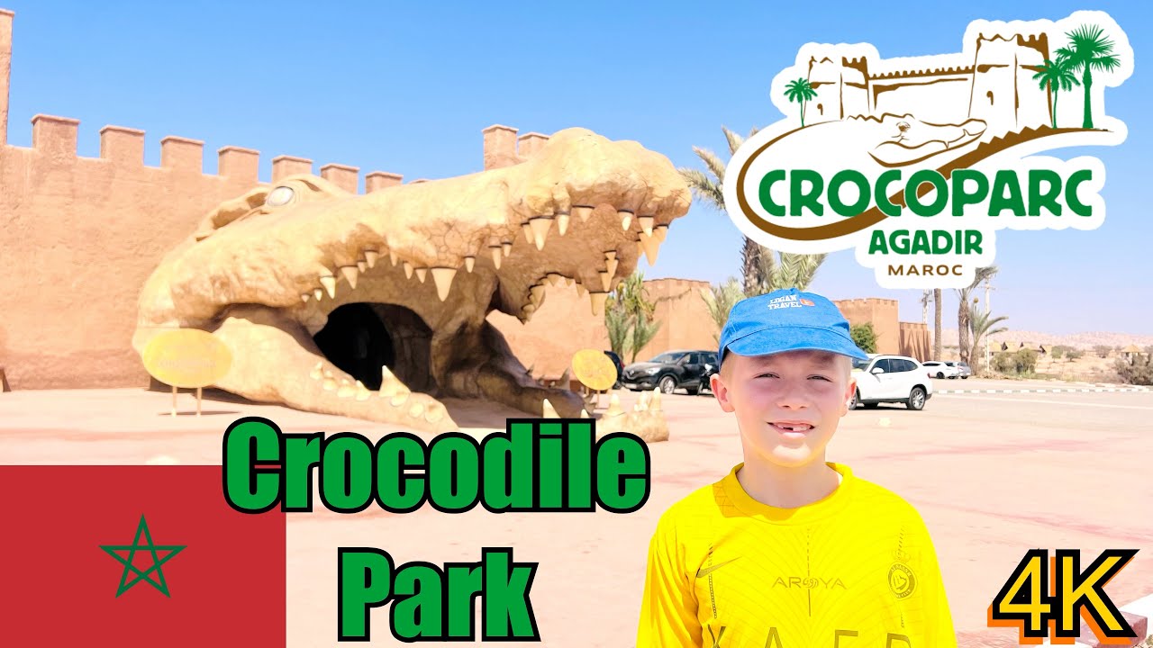 CROCOPARC Guided Tour around this AMAZING CROCODILE PARK in Agadir, Morocco 🇲🇦