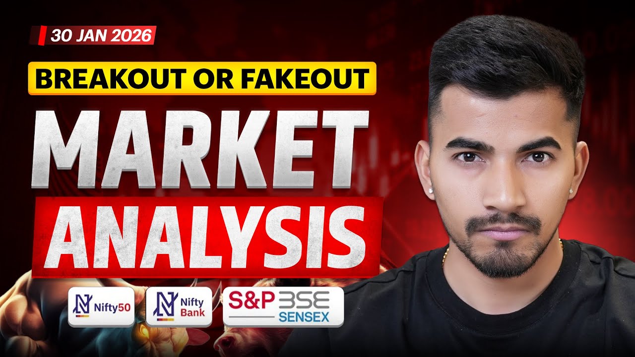 30 Jan Market Analysis | Nifty & Bank Nifty Prediction | Best Friday Trading Setup