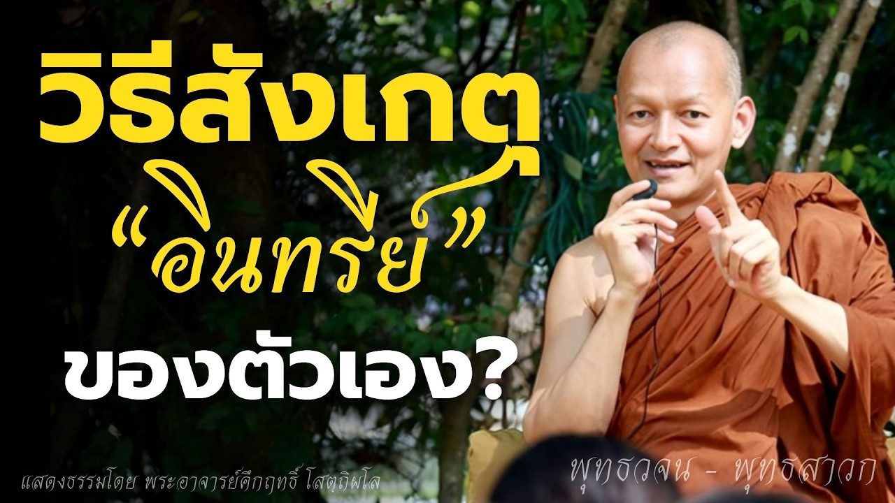 วิธีสังเกตุ “อินทรีย์” ของตัวเอง ทำยังไง? #ธรรมะ  #พุทธวจน