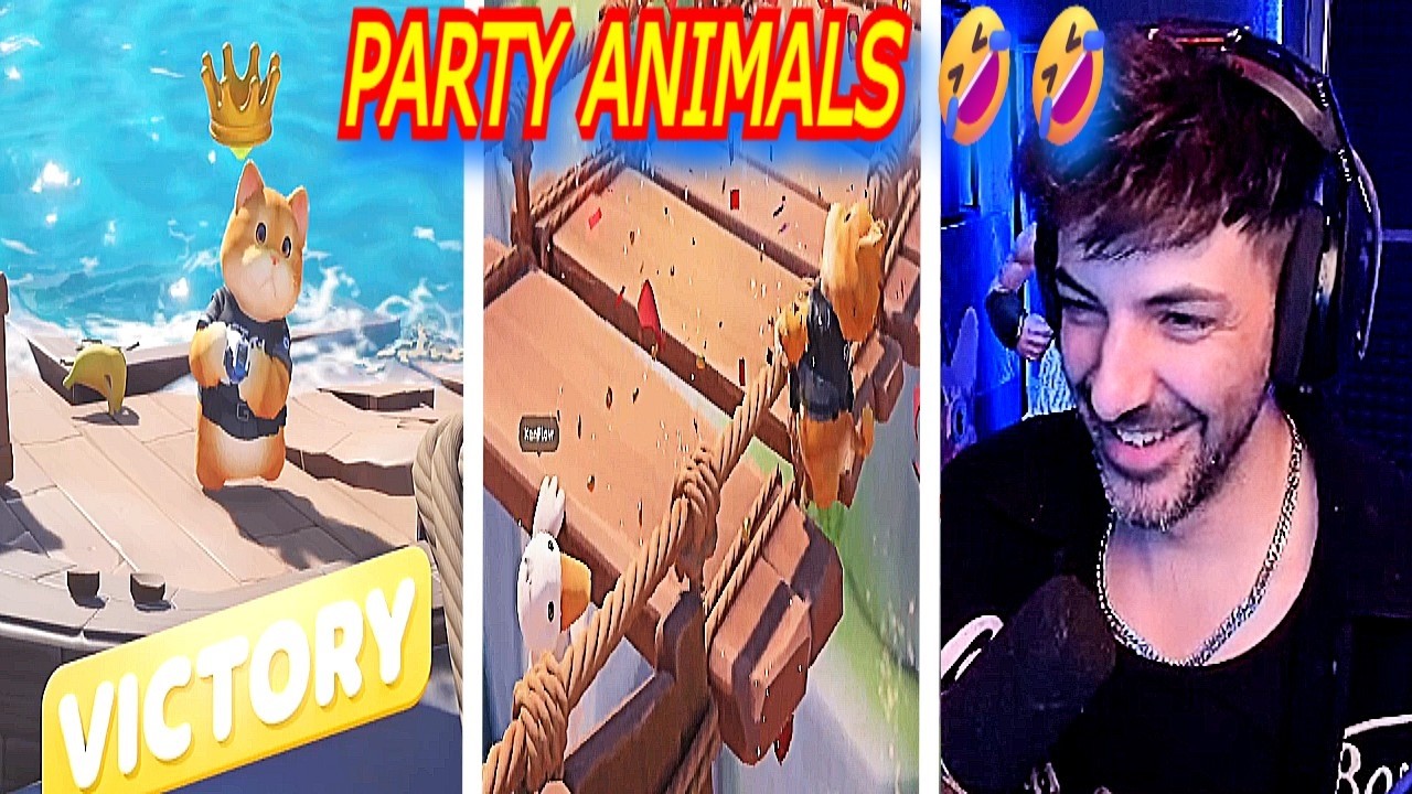 NEXXUZ Y LOS ARKEANOS EN PARTY ANIMALS 😂
