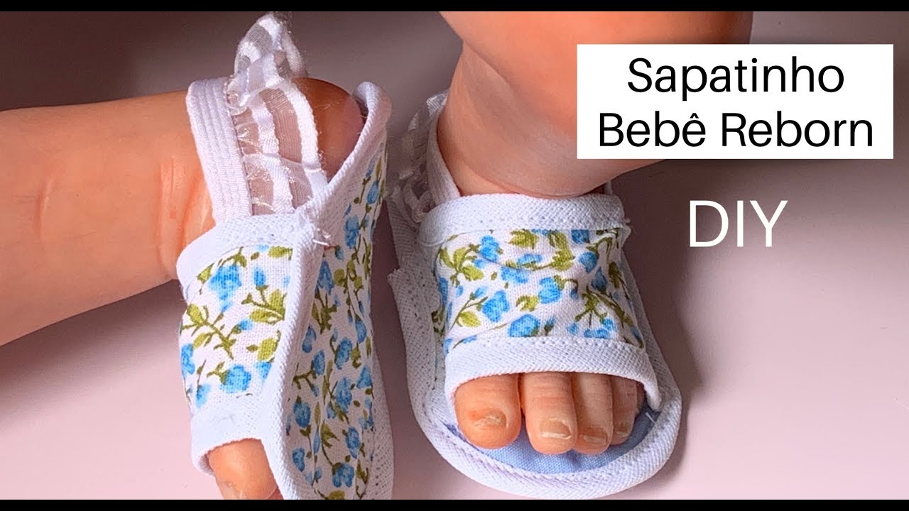Primeiro SAPATINHO DA MINHA BEBÊ REBORN - DIY - Risoleta