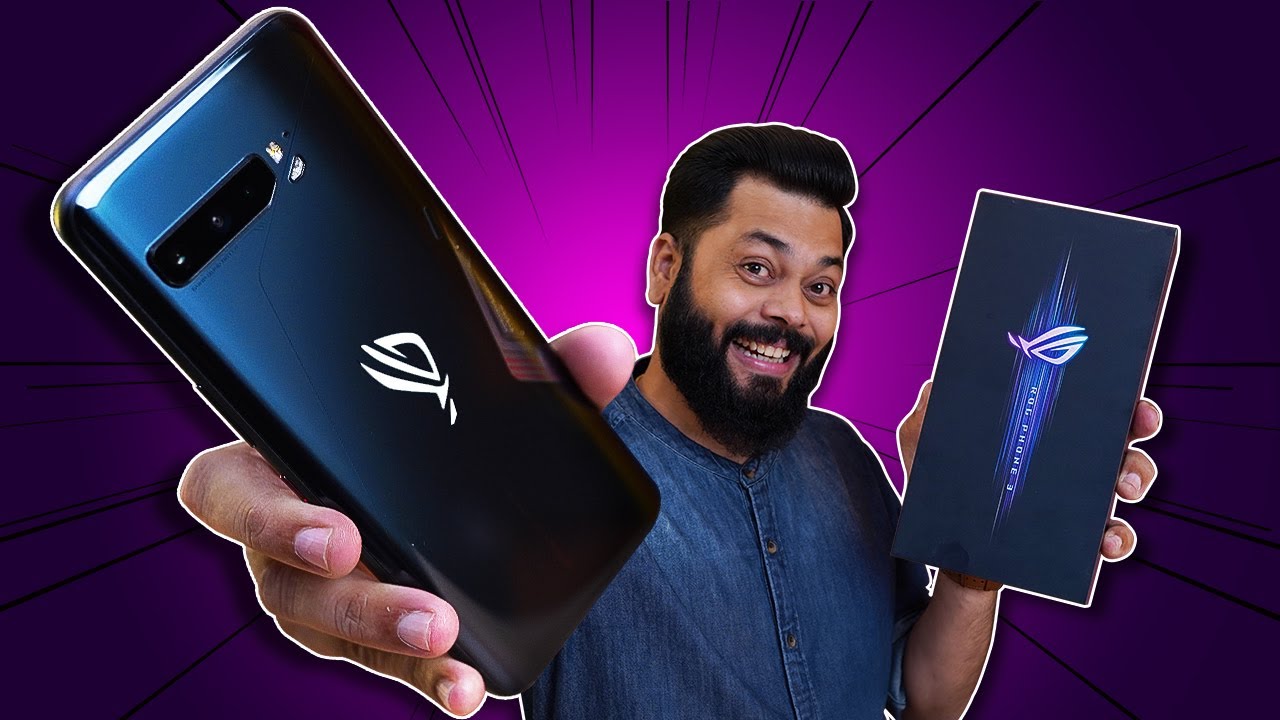 ASUS ROG Phone 3 Unboxing & First Impressions ⚡⚡⚡Performance Powerhouse Ft. Snapdragon 865+ & 144Hz