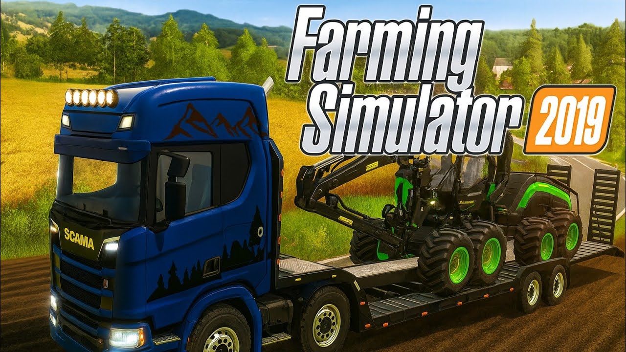 FARMING SIMULATOR 2019 | PONSSE SCORPIONKING WASH & SERVICE | 