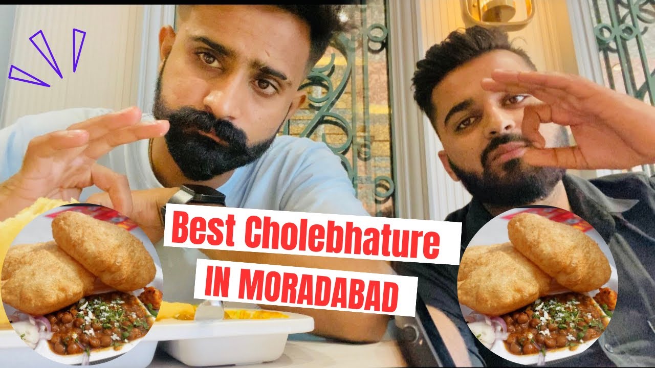 Moradabad best chole bhature || Day 13 75days hard challenge #foodvlog #75hardchallenge
