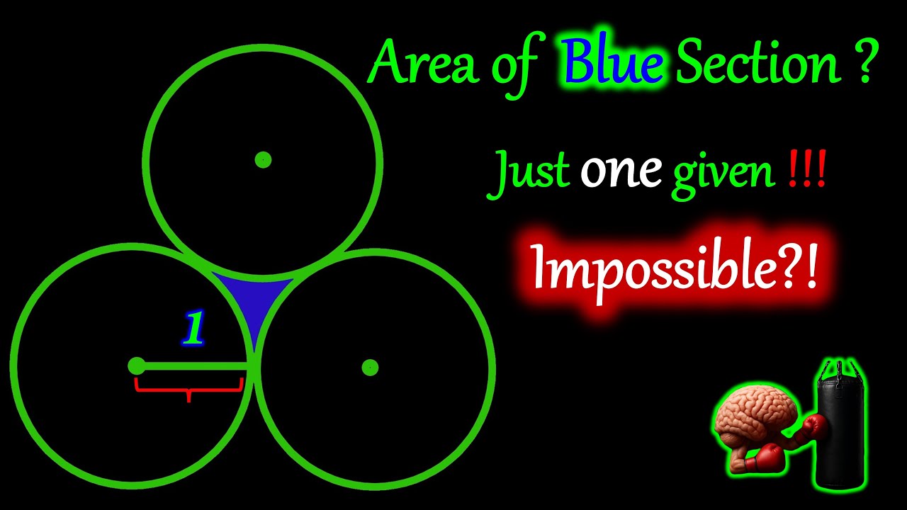 Logic Fight | How to Solve This Geometry Challenging Puzzle Just by One Given Data