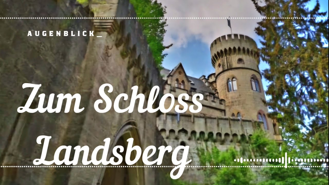 Meiningen. Fahrt zum Schloss Landsberg.