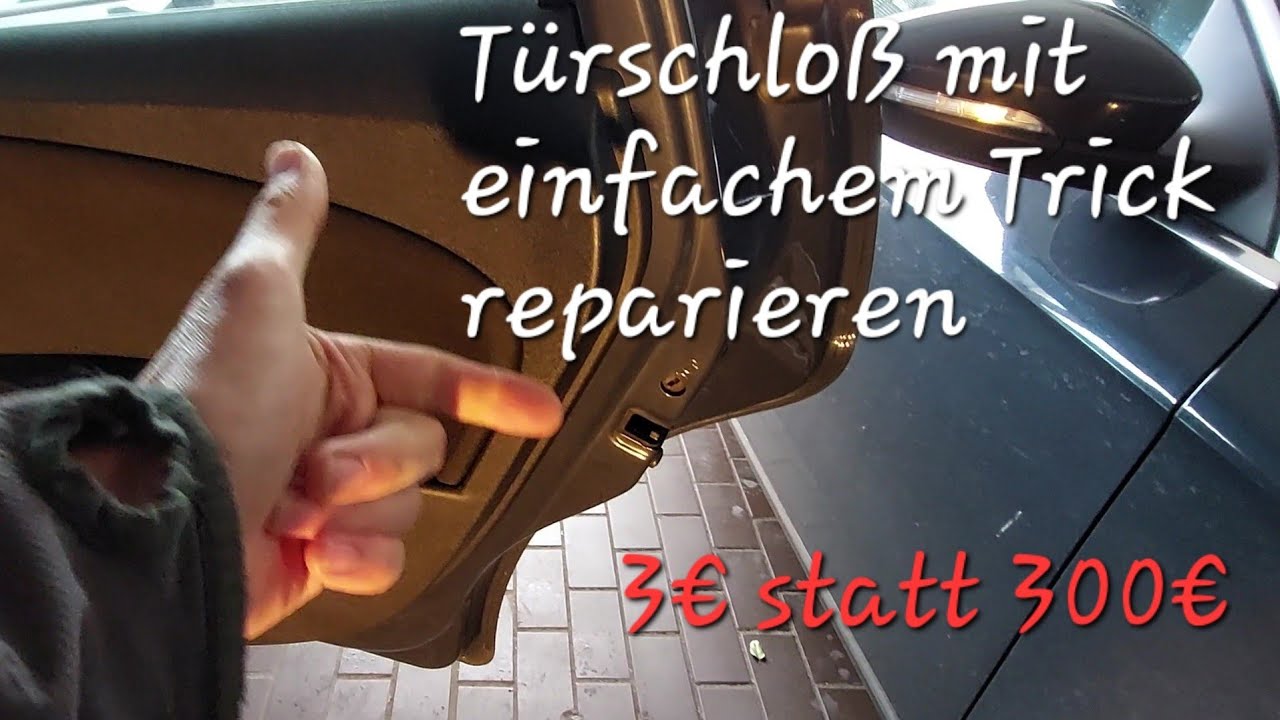 Seat Leon / VW / Tür geht nicht auf / einfacher Trick