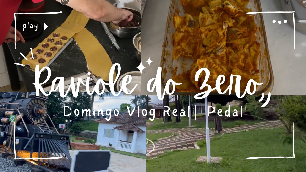 Domingo Perfeito 🍝 Ravioli Caseiro do Zero + Passeio de Bicicleta | Vlog