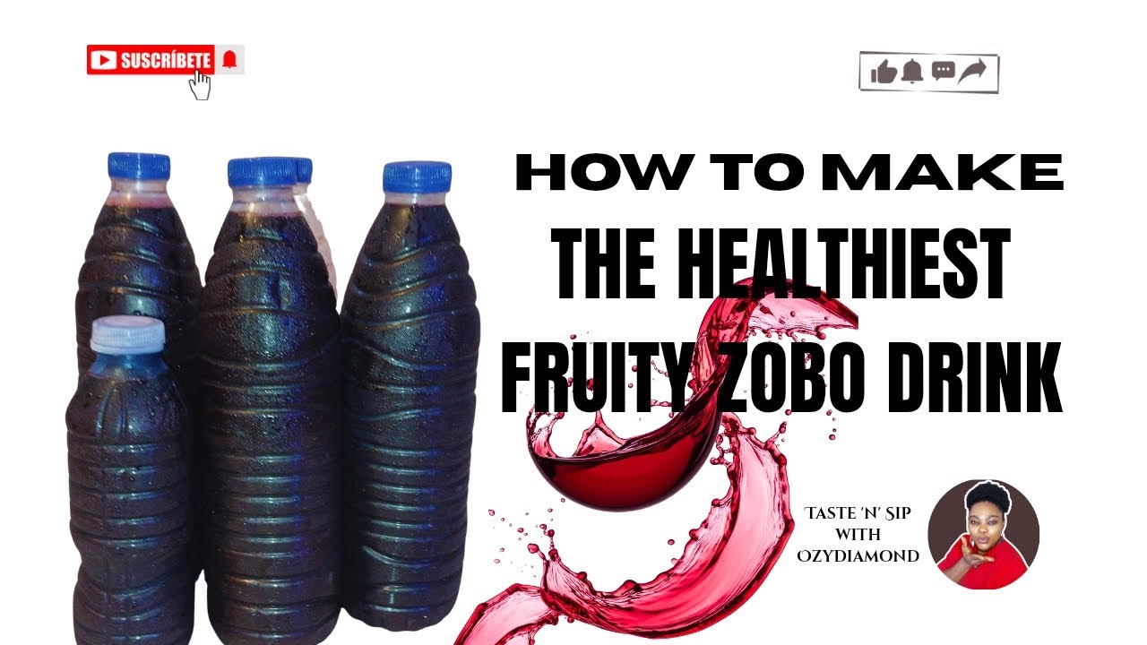 HOW TO MAKE A HEALTHY FRUITY ZOBO! Without sugar! Pure home made fruity zobo. #drinks #zobo 