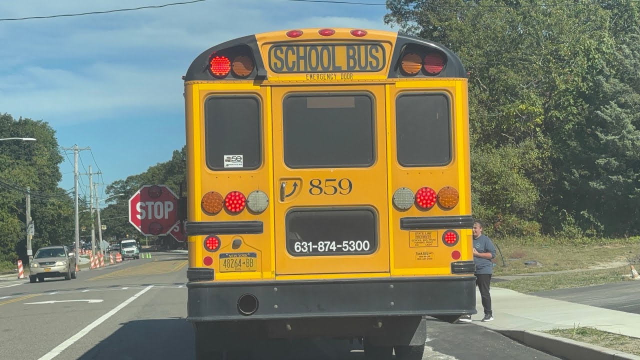 *FIRST DAY OF SCHOOL for Center Moriches!* - Montauk Bus School Bus Spotting at Clayton Huey!