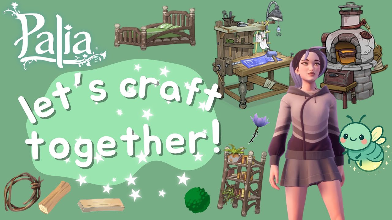 Craft with me in Palia | Level 1&ndash;4 Furniture Making Beginner Guide