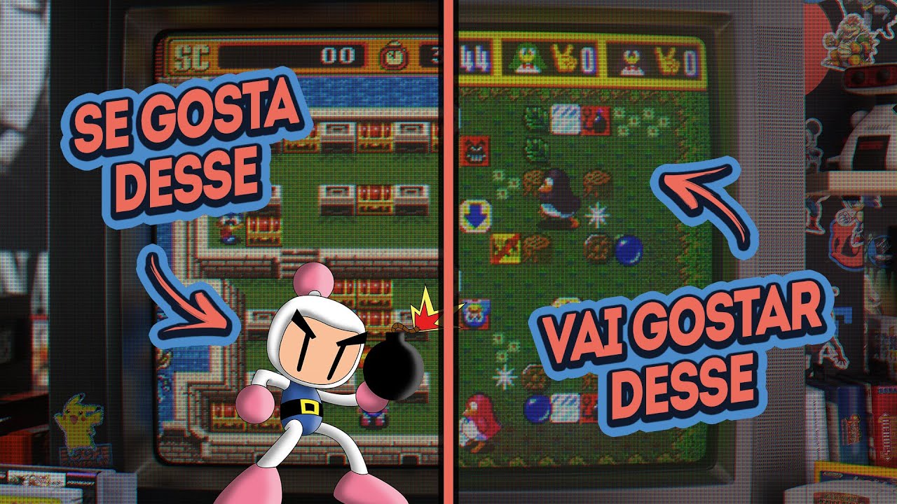 Jogo DESCONHECIDO pra que curte BOMBERMAN!