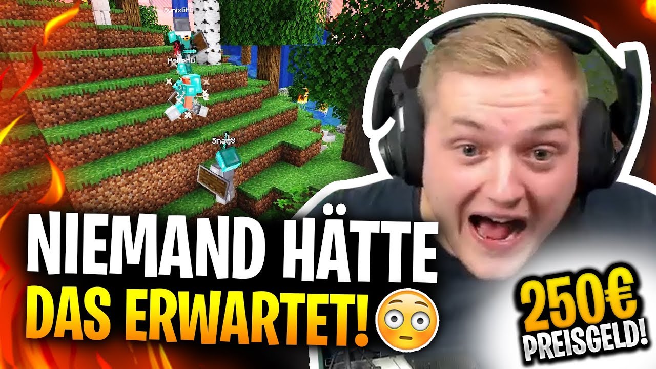 😱🏆Unfassbares Finale im ersten Minecraft Battle Royale! | 💶250€ für den 1. Platz!