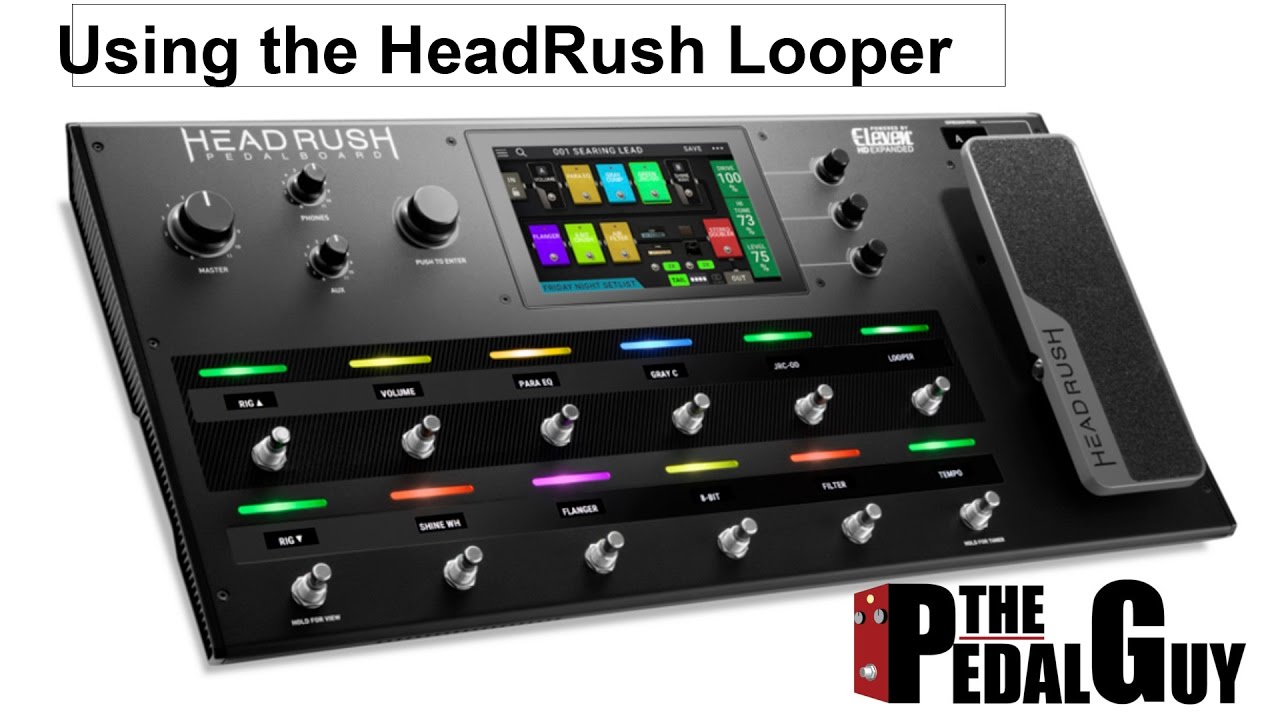 ThePedalGuy представляет использование HeadRush Looper