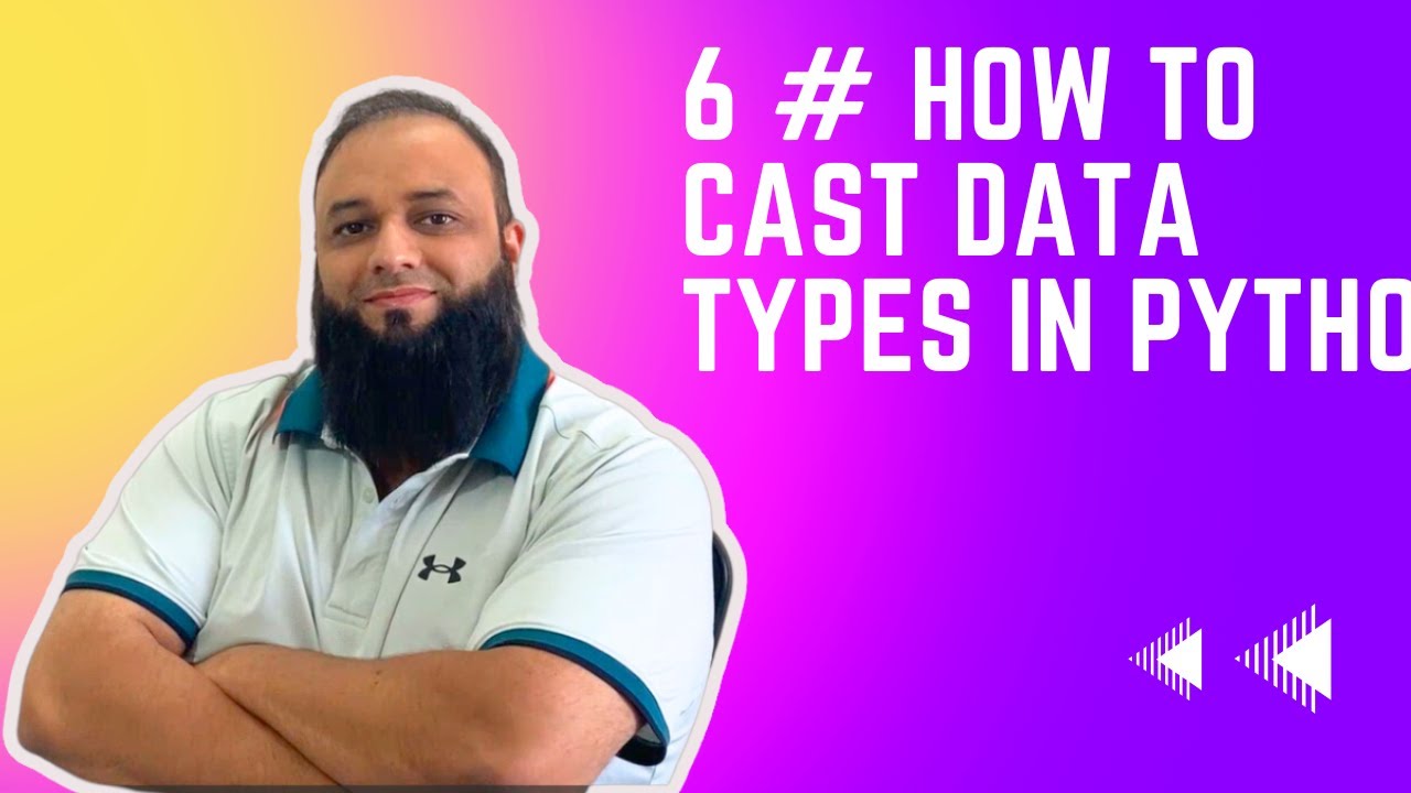 6 # How to cast data types in Python   English