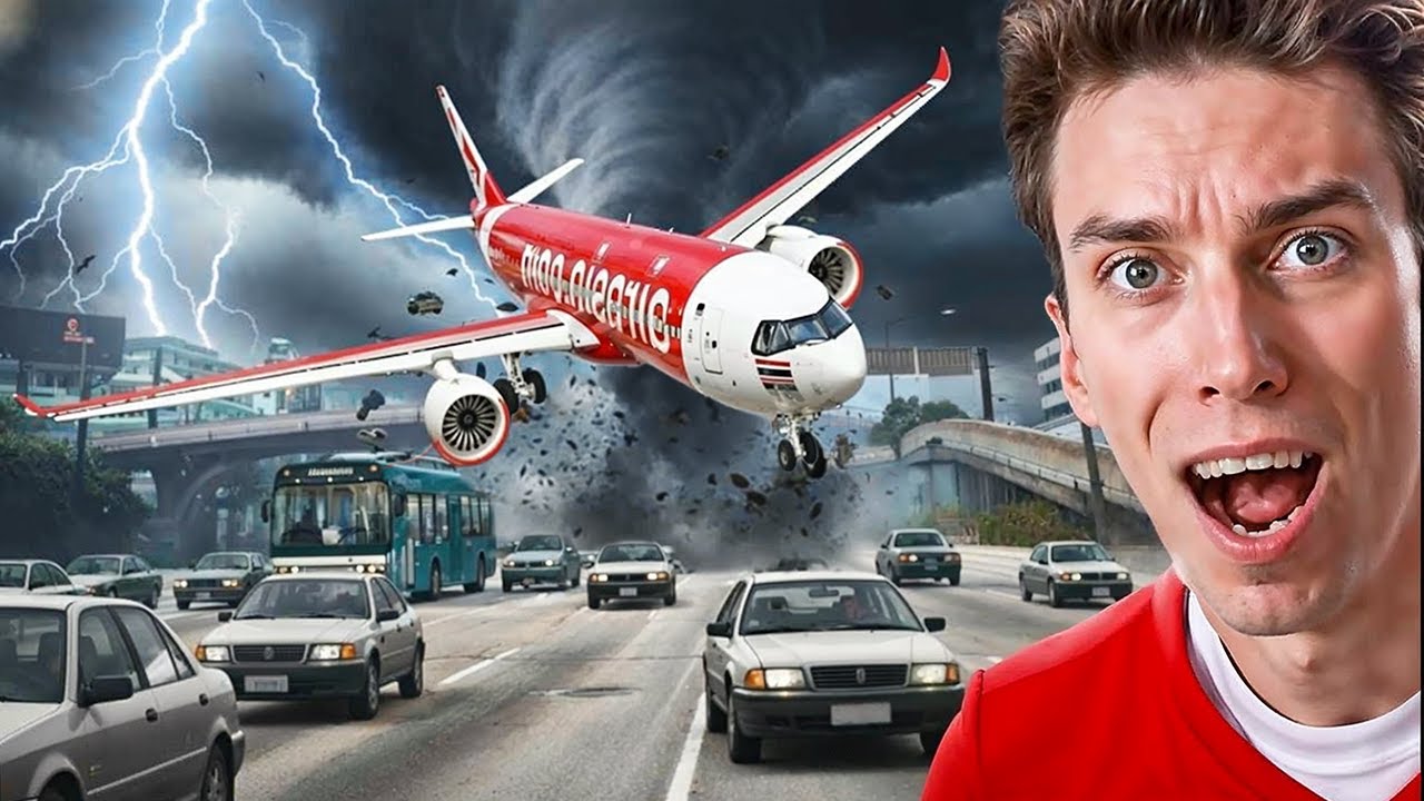 Мой Самолёт ЗАСОСАЛО ПРЯМО В ТОРНАДО в GTA 5!