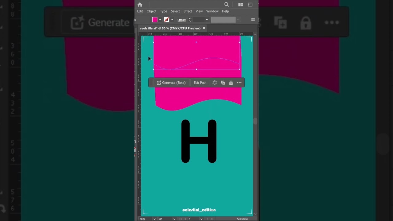 How to create unique letters in Adobe illustrator #adobe #adobeillustrators #freelancer #design