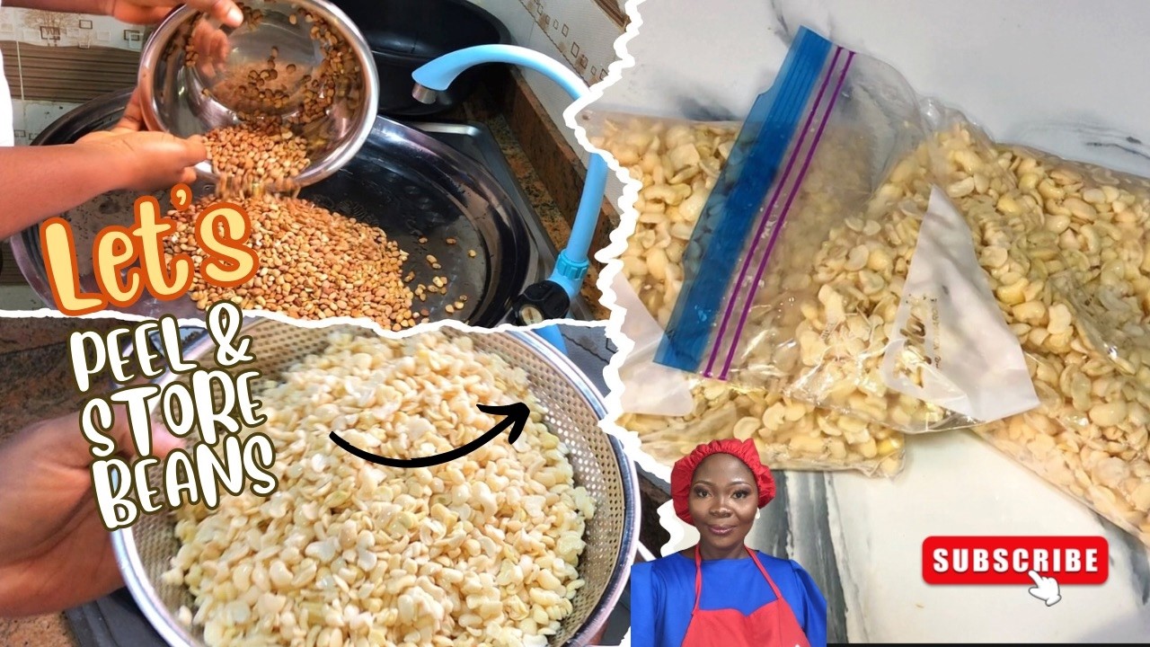 How To Peel Beans | Preserve Peeled Beans For Akara/Moi Moi