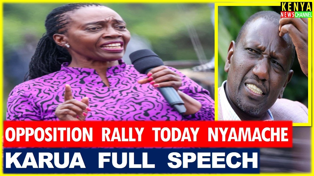 GLOVES OFF as Martha Karua sends a WARNING to Ruto with Matiangi Gachagua Nyamache Gusii Tour Rally