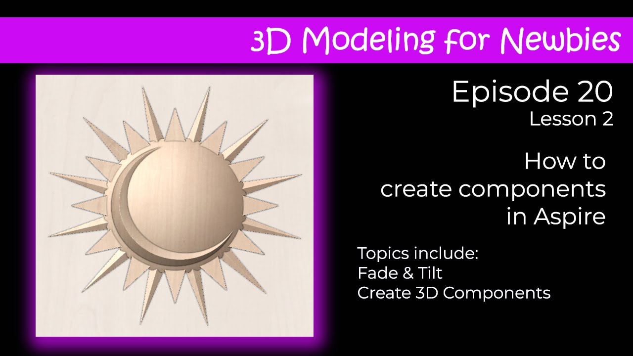 3D Modeling for Newbies Lesson 2 Creating Components and Fade & Tilt