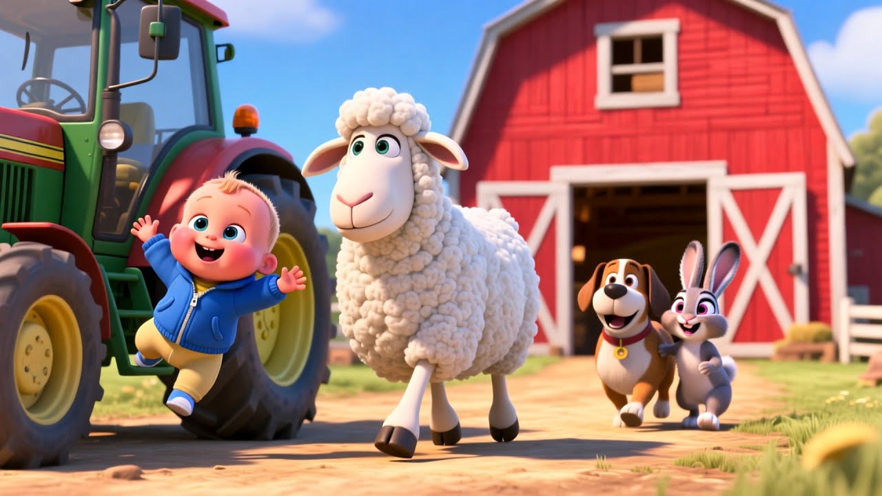 Boom Boom Farm Tractor Fun 🚜 | Exciting Tractor Song for Kids | Farm Adventure Rhyme