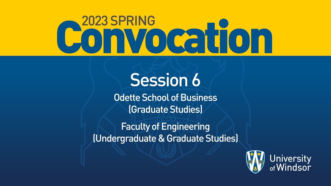 Spring Convocation 2023 - Session 6