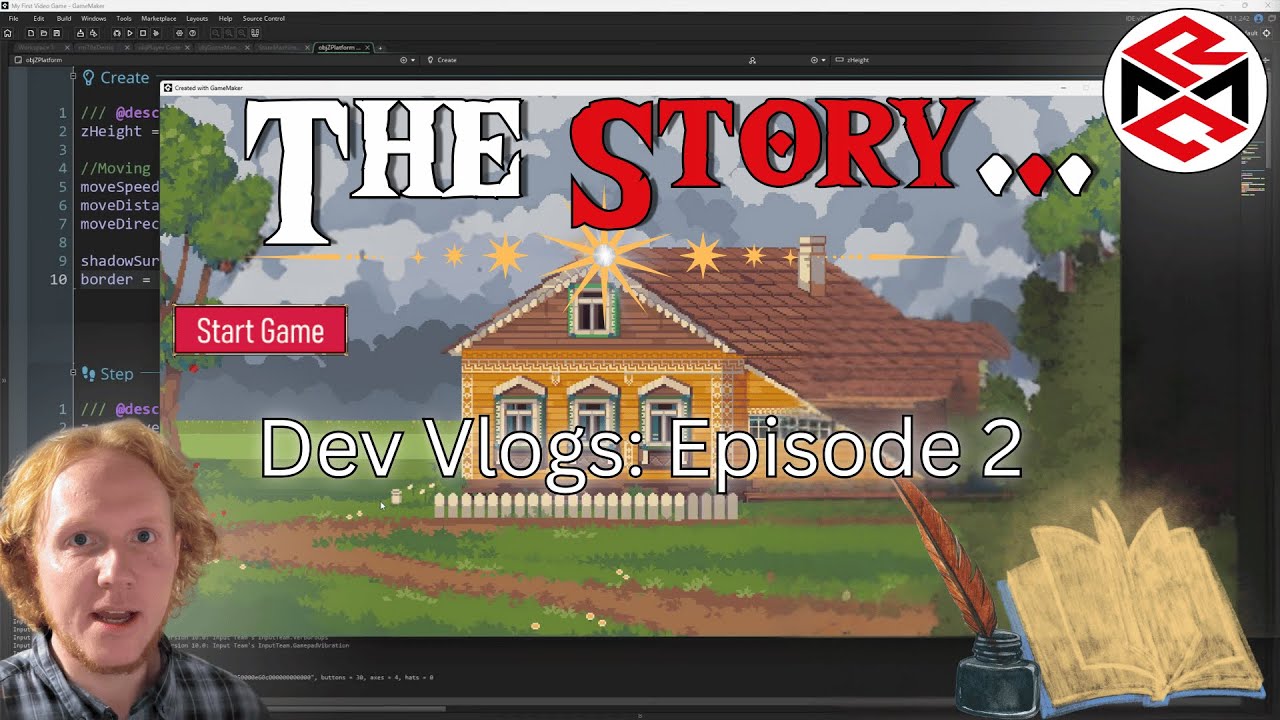 Game Dev Vlog Episode 2  - It's Story Time!