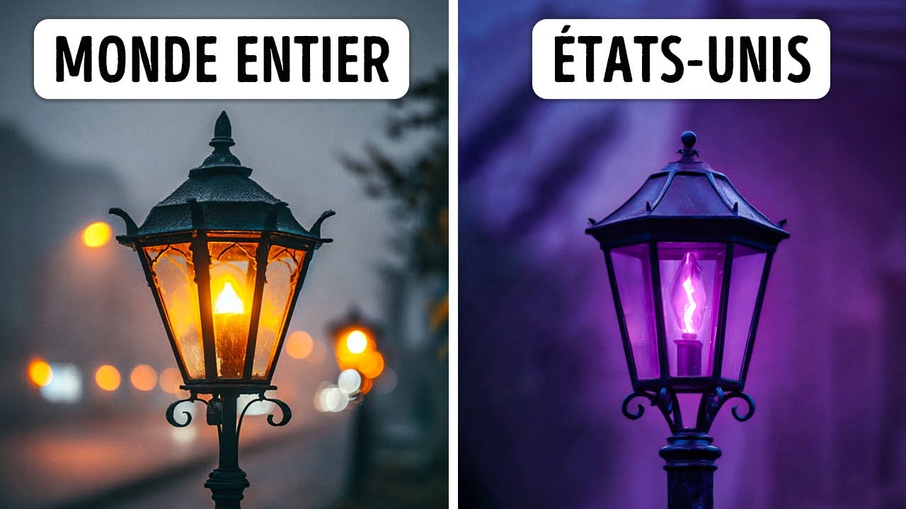 Pourquoi Les Lampadaires Aux États-Unis Sont Devenus Violets