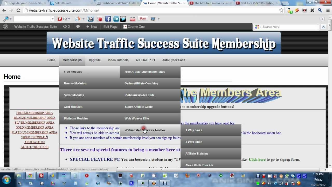 Website Traffic Success Suite Free Lifetime Membership