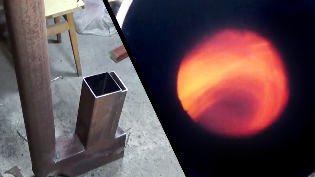 Ракетна піч / Rocket stove.  Частина 1