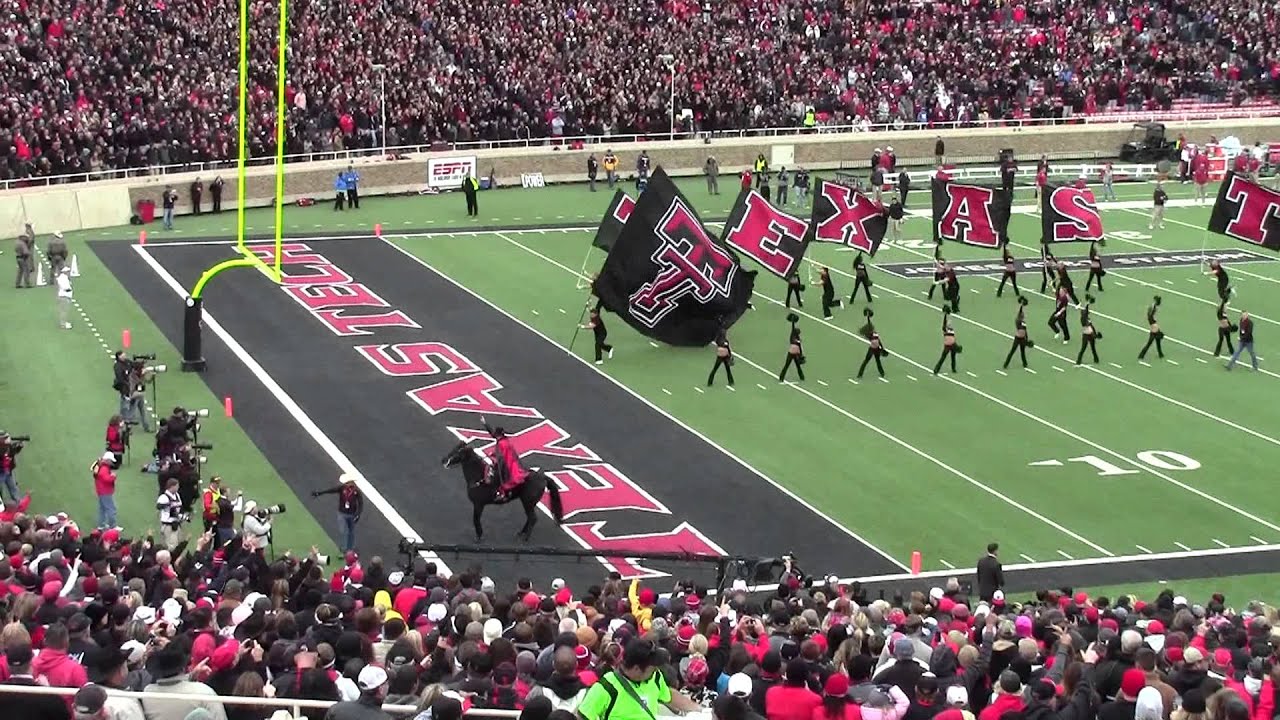 Texas Tech Masked Rider Entrance