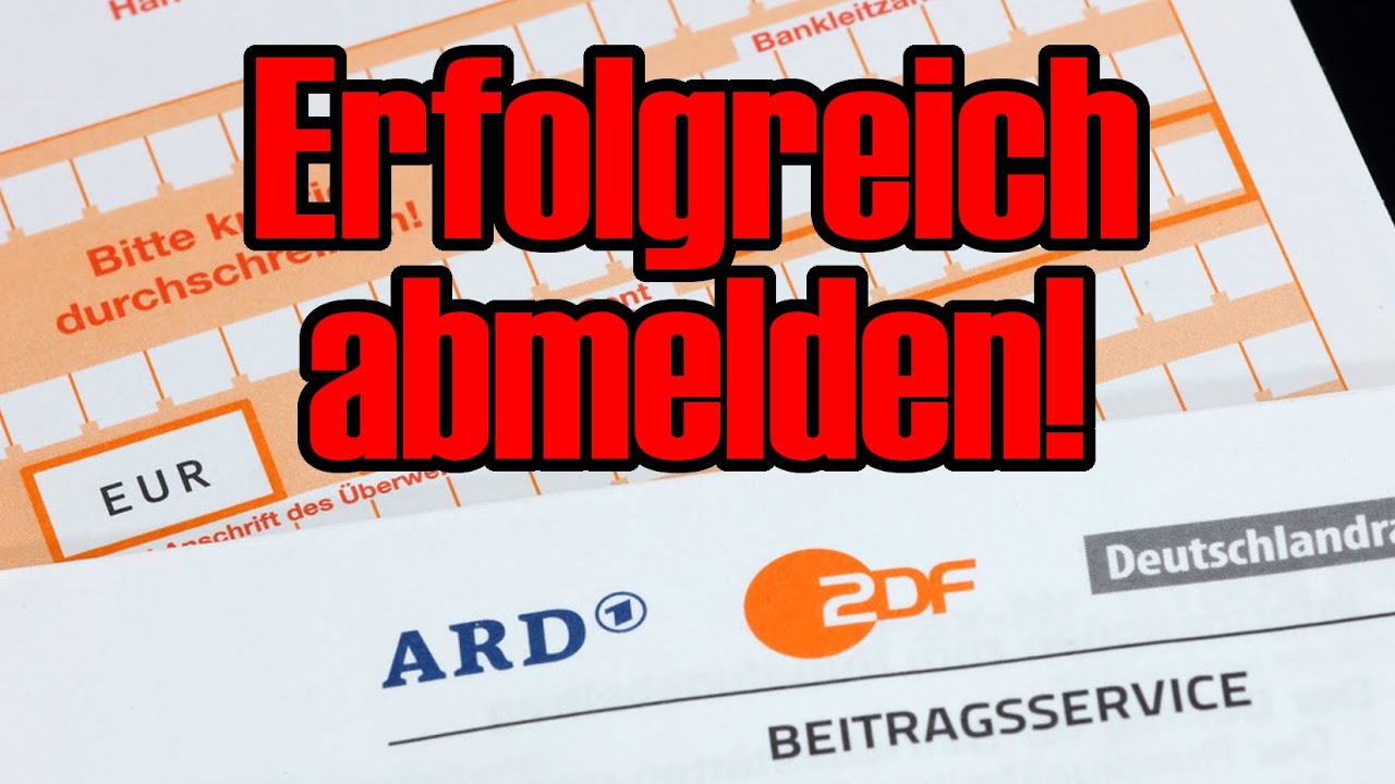So zahlt ihr keine Zwangsgeb&uuml;hren mehr! (GEZ & Rundfunkbeitrag abmelden)