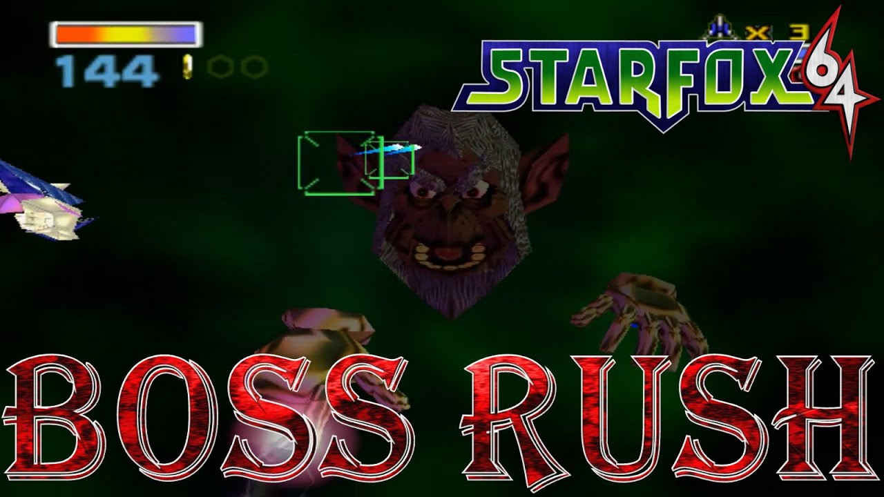 Star Fox 64 - Boss Rush (All Boss Fights)