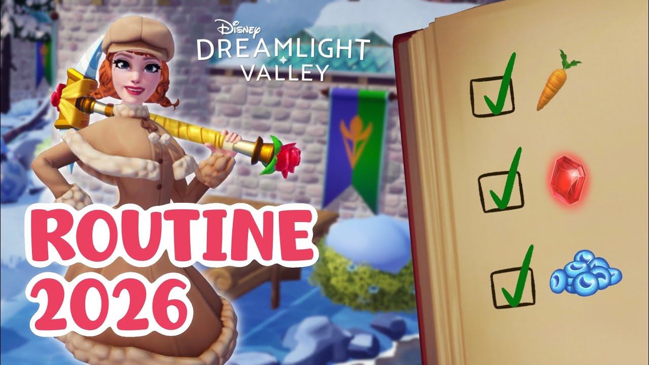 📋 ROUTINE COMPLÈTE 2026 ! ✅ - 17 choses à faire TOUS LES JOURS - Disney Dreamlight Valley ✨