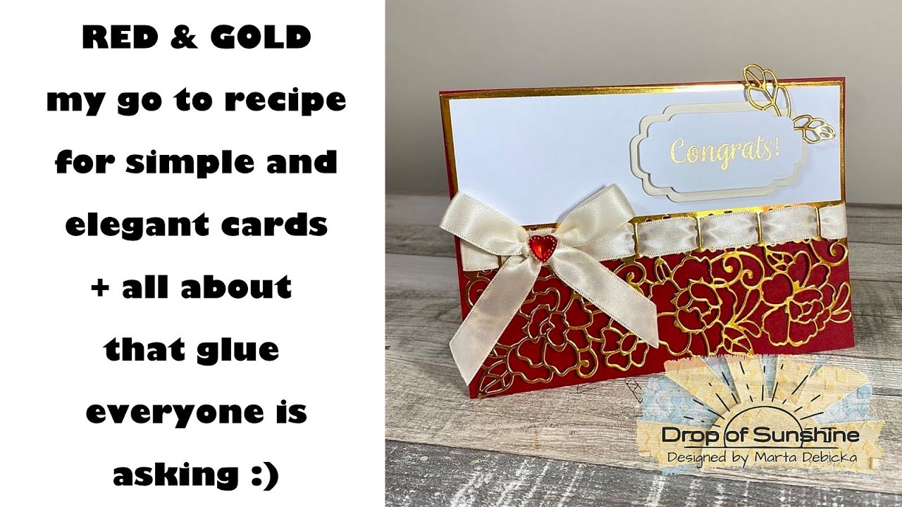 Lacy ribbon card with new Christina's dies from #cardmakingmagic range ❤️❤️ #dropofsunshine