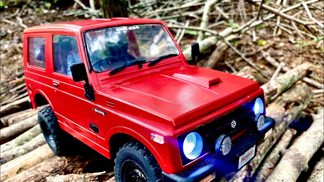 WPL C74 Suzuki 1/10 custom paint and a Hobbywing esc with the 370 motor scale trail drive and crawl