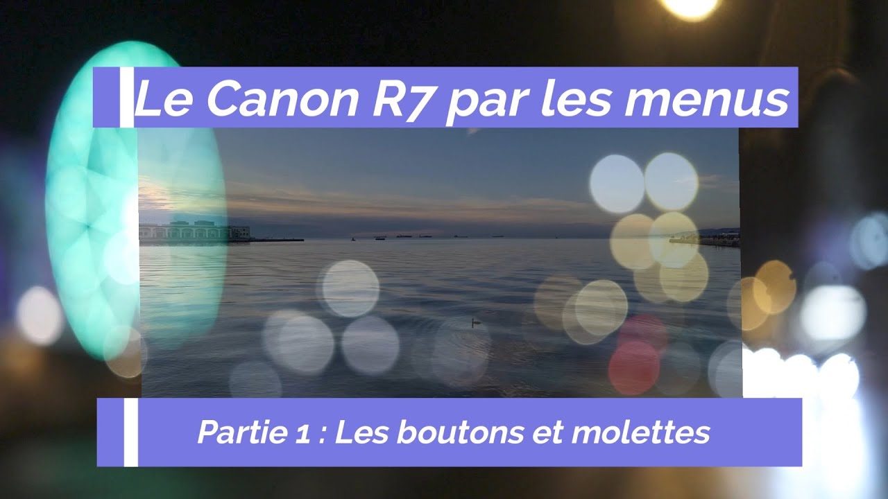 Les boutons et molettes du R7