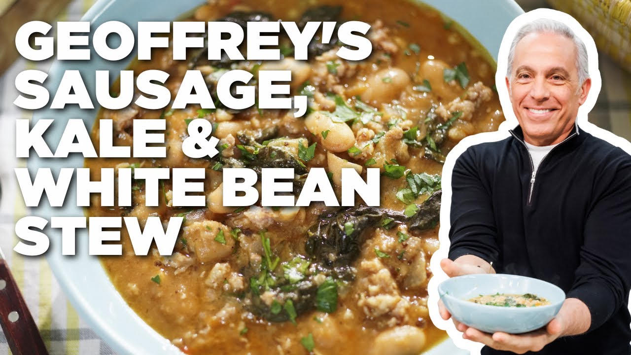 Geoffrey Zakarian's Sausage, Kale and White Bean Stew | The Kitchen | Food Network