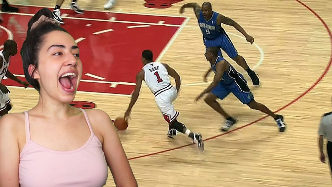 SOCCER FAN REACTS TO When derrick rose was unguardable