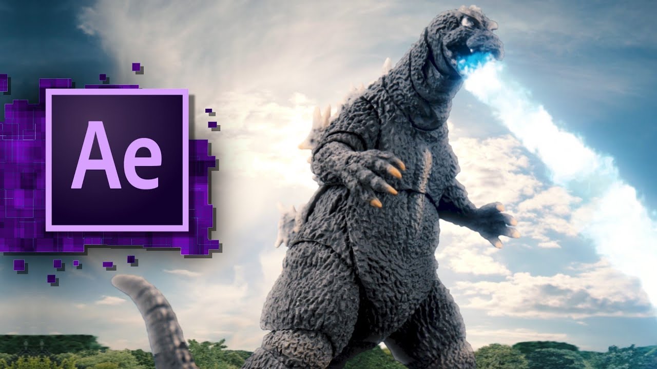 KaijuVFX - Godzilla's Atomic Breath [SHOWA] || After Effects Tutorial