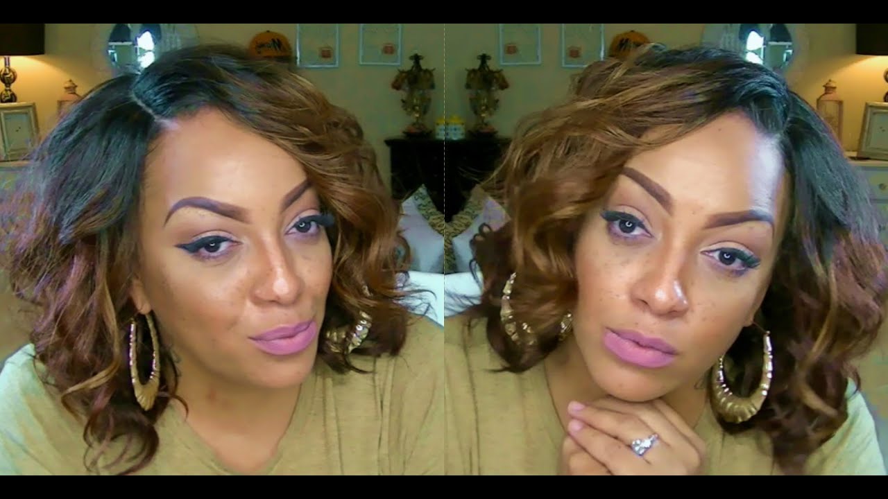 Model Model Invisible Curved Part Jazzy Lace Front  $19.99 sistawigs.com