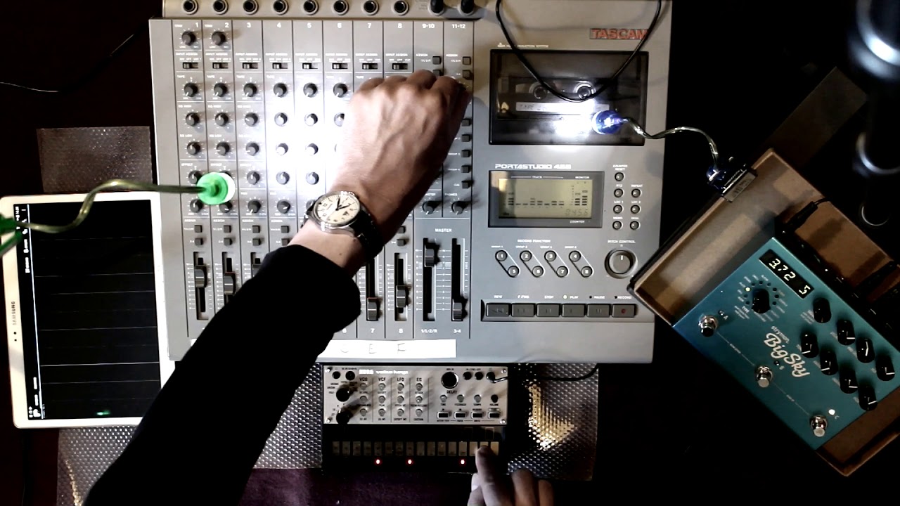 TAPE LOOP B - Tascam 488 Live Ambient Cosmic Music