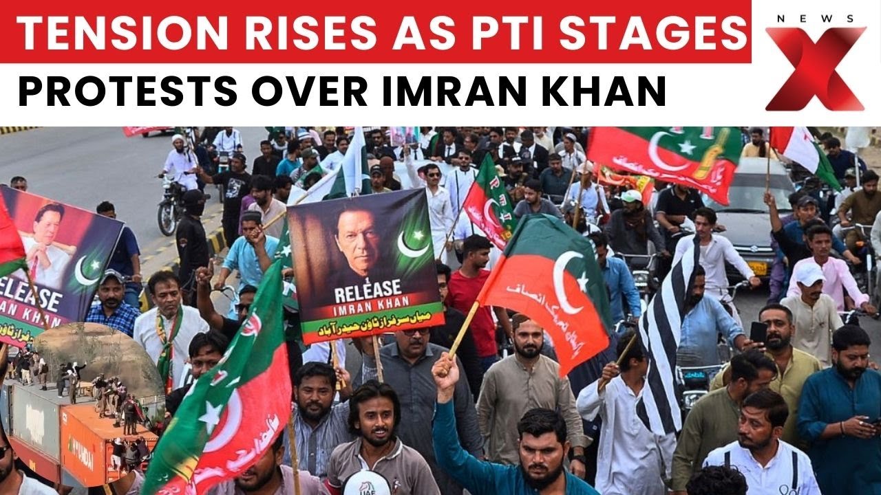 Skocking Footage: Imran Khan&rsquo;s Health Sparks Massive PTI Protests in Islamabad, Rawalpindi | NewsX