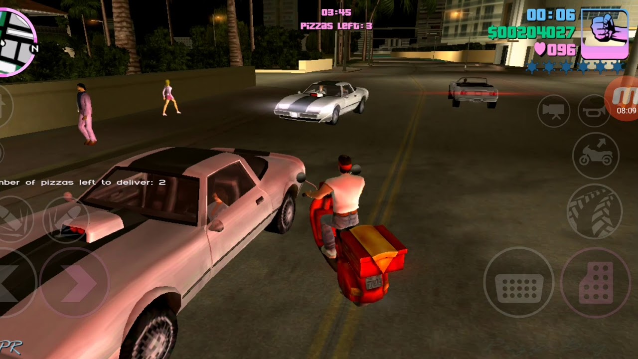 GTA Vice City (Android) 100% Walkthrough Part 21 / Pizza Boy Mission