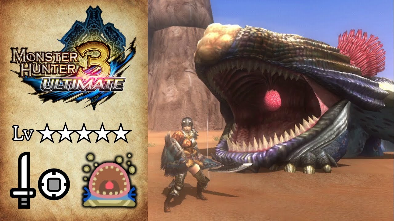 MH3U | The Desert Gourmand | Nibelsnarf | Sword and Shield