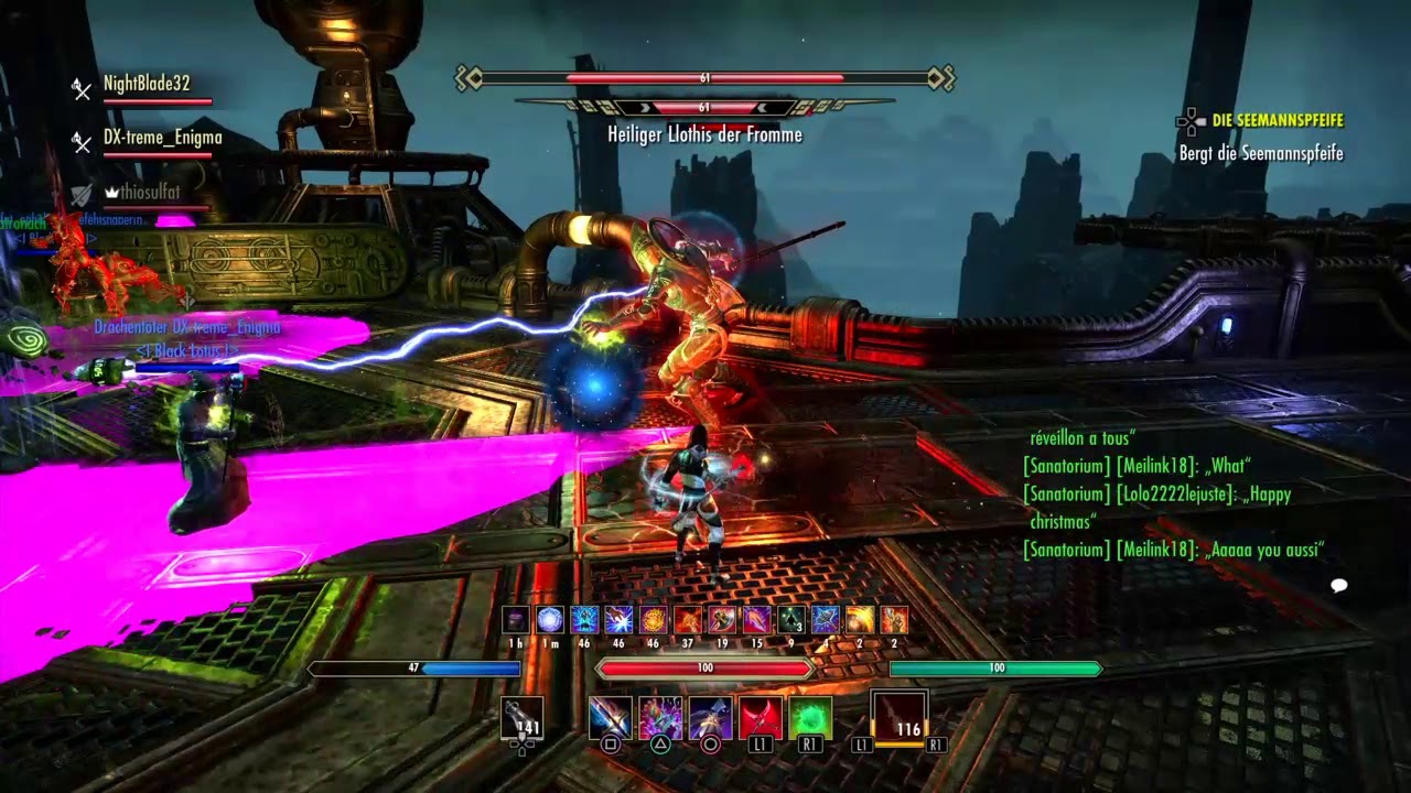Eso NAS Raid with 1 Tank and 2 DD's full run