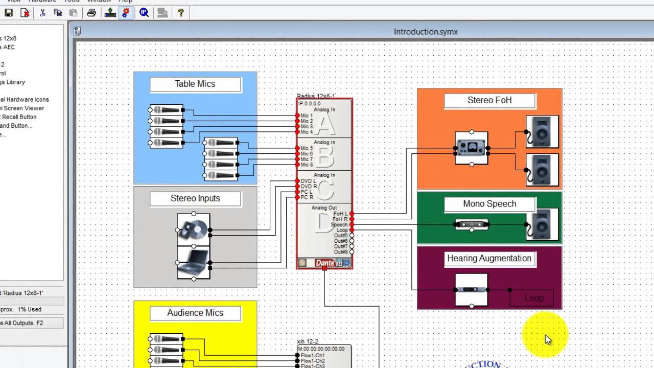 Symetrix SymNet Composer 01: Introduction and Basic Site File Design