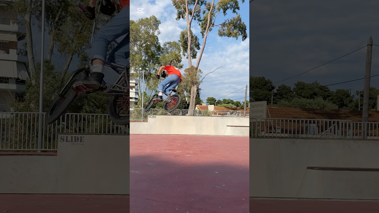 My first 360&deg; 🔥🤟#bmx #bmxgirl #nafpaktos #greece